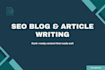 write SEO blog articles for local businesses and coaches