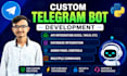 create a custom telegram bot using python and deployed