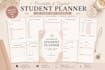 design aesthetic student planners, study trackers, and printable PDF planners