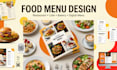 design professional restaurant and food menu design