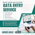 do expert data entry, copy paste, and pdf to excel conversion