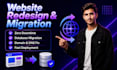 do website migration, rebuild, hosting and connect domain
