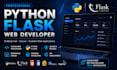 develop custom python flask web applications