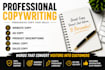 write persuasive sales copy and sales page copywriting