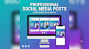 media posts using canva