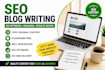 create high quality SEO blog posts