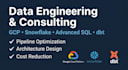 be your data engineering consultant for gcp, snowflake, and dbt