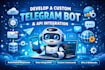 develop a custom telegram bot with python and API integration