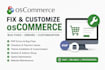 fix oscommerce PHP error checkout issues do website customization install theme