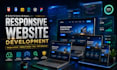 design and develop a responsive website with modern UI UX design