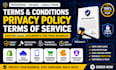 write terms and conditions privacy policy gdpr for shopify saas app website