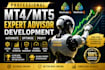 develop mt4 mt5 expert advisor, trading bot, mql4 mql5 eas