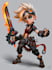 draw 2d game character illustration