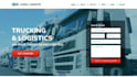 build squarespace trucking website logistics website dispatch website