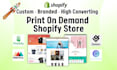 build a custom shopify print on demand store for your brand