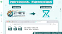 design a modern website favicon and app icon