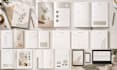 esign minimalist workbook, planner and canva journal