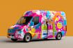 draw clean and professional car wrap, vehicle wrap design
