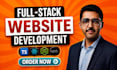 do custom website development as full stack react and nextjs developer