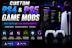 create custom ps4 ps5 game mods, mod menus and game enhancements