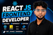 develop react js frontend and fix react bugs and UI issues