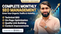 provide complete monthly SEO management for your website