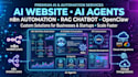develop ai website, ai agents, n8n automation, openclaw and rag ai chatbot