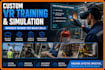 develop custom VR training and simulation applications