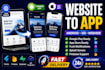 convert website to app,build webview app, android app and webview