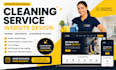 professional cleaning service website design