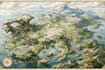 create fantasy map illustration with fantasy art