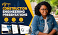 construction presentation, engineering pitch deck, proposal powerpoint design