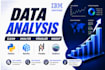 do professional data analysis, visualization, web scraping using python