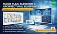 create architectural construction drawings blueprint and autocad drafting