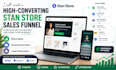create a high converting sales funnel for your stan store