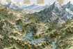 create a high quality fantasy map art