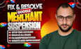 fix google merchant center suspension and gmc misrepresentation