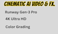 create ai vfx cinematic videos and cgi animation