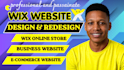 redesign wix website, design b2b website redesign wix industrial website design