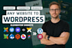 convert vibe code, ai website, ai html or php website to wordpress elementor