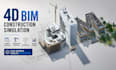 create 4d bim construction simulation and sequencing