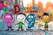 draw doodle wall art, mural and decal illustration