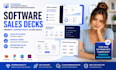 design saas pitch deck product demo presentation software sales deck design