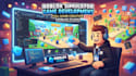 develop a custom roblox simulation game in roblox studio with lua scripting, gui
