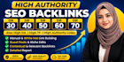 build high DR SEO backlinks DR 30 to 70