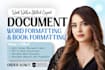 professionally microsoft word document formatting ms word edit document design