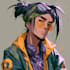 anime character an illustration and anime character