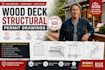 design wood deck structural permit drawings structural framing