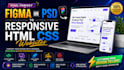 convert figma or PSD designs into responsive website