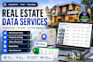 do real estate property data entry and zillow web research